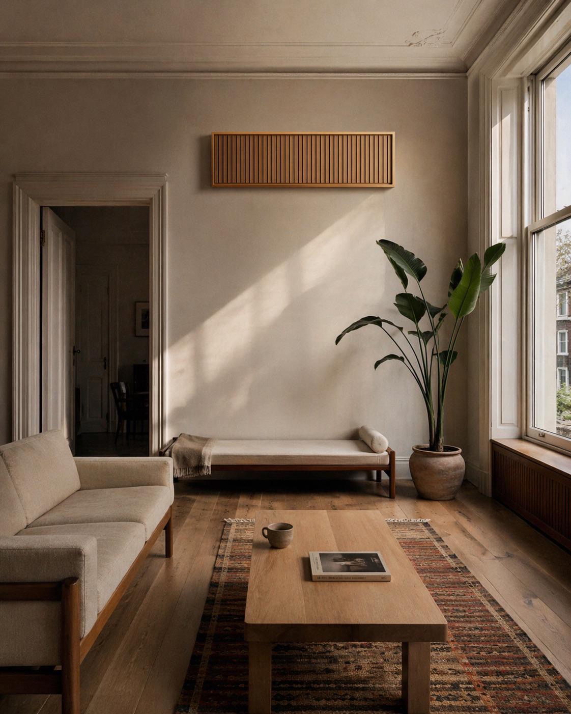 Een Architrave-installatie in een verfijnd interieur